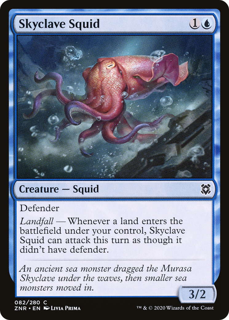 Skyclave Squid [Zendikar Rising] Foil