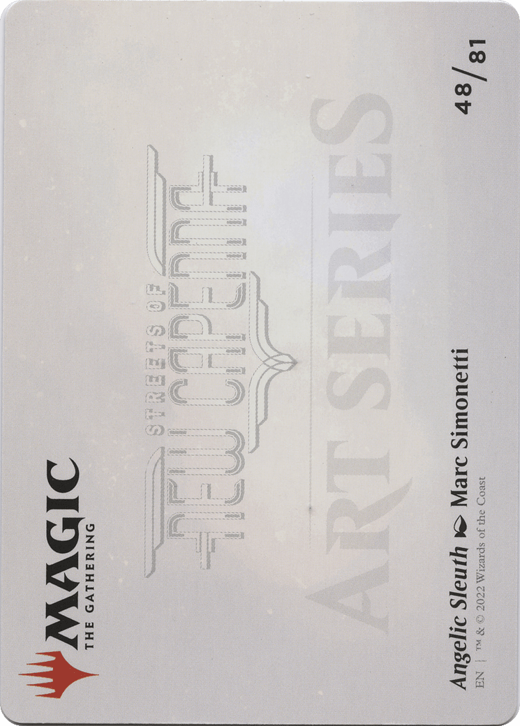 Angelic Sleuth // Angelic Sleuth (ASNC-048) - New Capenna Art Series (Borderless) Foil