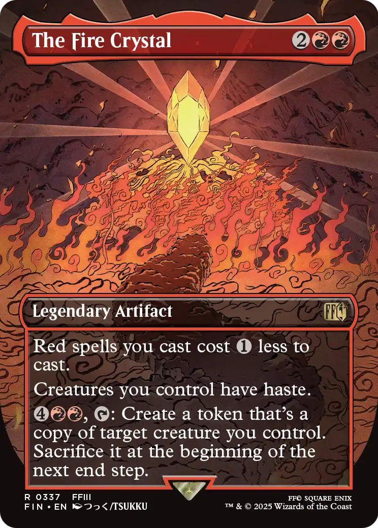 The Fire Crystal (Borderless) (337) [FINAL FANTASY]