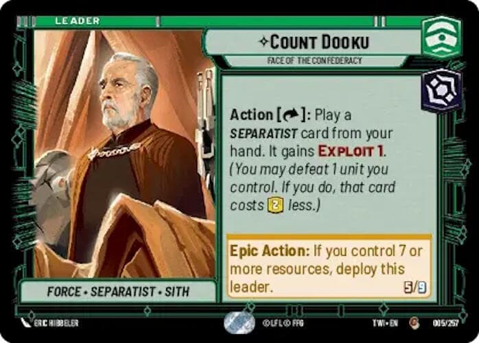 Count Dooku - Face of the Confederacy |  (005/257)  [Twilight of the Republic]