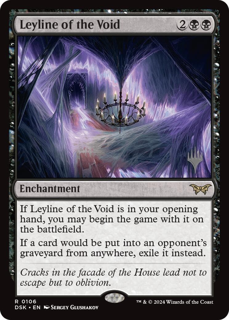 Leyline of the Void [Duskmourn: House of Horror Promos] Foil