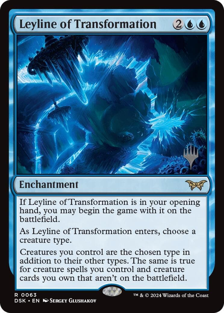 Leyline of Transformation [Duskmourn: House of Horror Promos] Foil