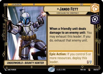 Jango Fett - Concealing the Conspiracy |  (016/257)  [Twilight of the Republic]