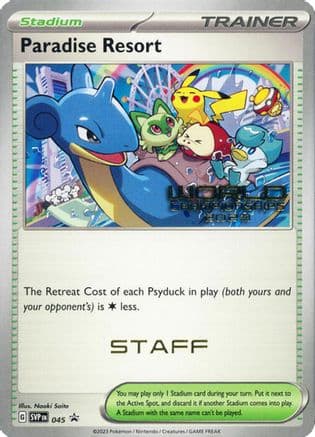 Paradise Resort (World Championships 2023) [Staff] 045- SV Scarlet & Violet Promo Cards