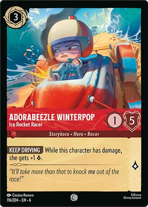 Adorabeezle Winterpop - Ice Rocket Racer (116/204) [Azurite Sea] Cold Foil
