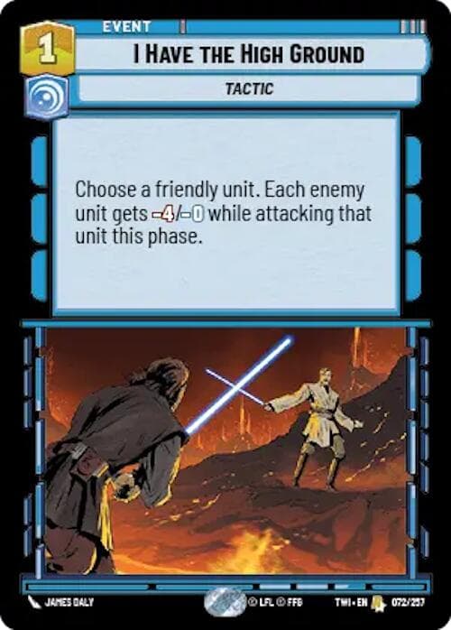I Have The High Ground |  (072/257)  [Twilight of the Republic]