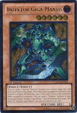 Inzektor Giga-Mantis [ORCS-EN021] Ultimate Rare