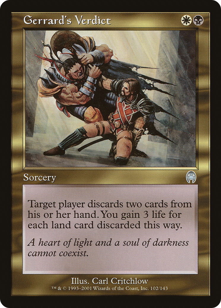 Gerrard's Verdict [Apocalypse] Foil