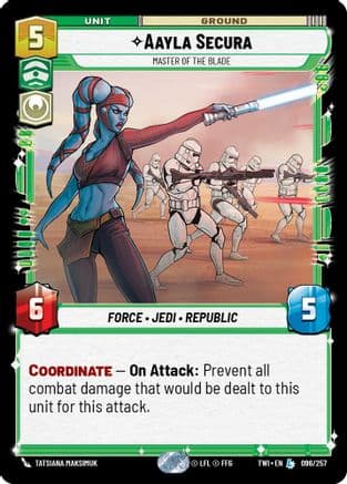 Aayla Secura - Master of the Blade |  (096/257)  [Twilight of the Republic]