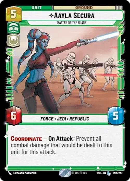 Aayla Secura - Master of the Blade |  (096/257)  [Twilight of the Republic]