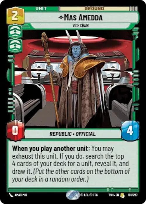 Mas Amedda - Vice Chair |  (101/257)  [Twilight of the Republic]