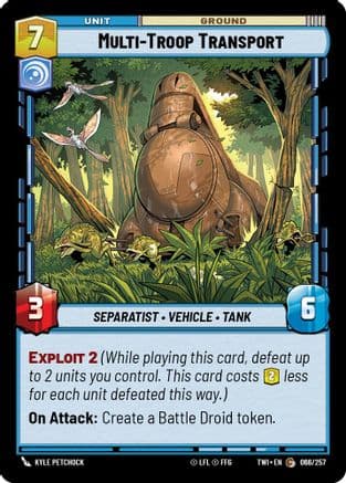 Multi-Troop Transport | Foil (066/257)  [Twilight of the Republic]