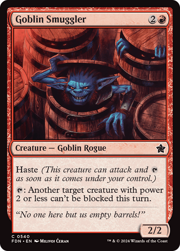 Goblin Smuggler (FDN-540) - Foundations