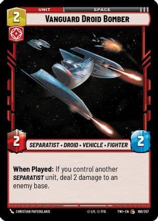 Vanguard Droid Bomber |  (160/257)  [Twilight of the Republic]