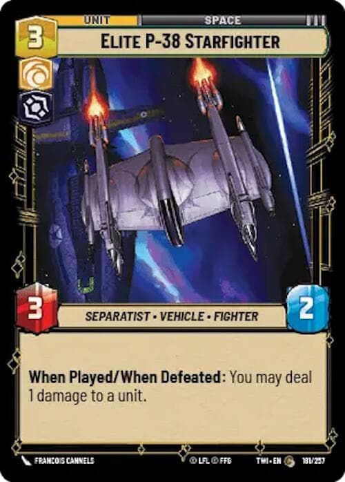 Elite P-38 Starfighter |  (181/257)  [Twilight of the Republic]