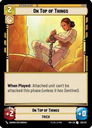 On Top of Things | Foil (219/257)  [Twilight of the Republic]