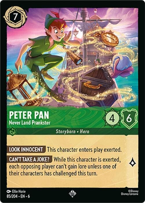 Peter Pan - Never Land Prankster (85/204) [Azurite Sea] Cold Foil