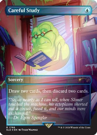 Careful Study (Rainbow Foil) (1768) [Secret Lair Drop Series]  Foil