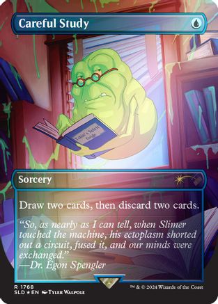 Careful Study (Rainbow Foil) (1768) [Secret Lair Drop Series]  Foil
