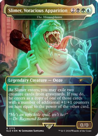 Slimer, Voracious Apparition - The Mimeoplasm (Rainbow Foil) (1773) [Secret Lair Drop Series]  Foil
