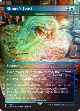 Slimer's Feast - Windfall (Rainbow Foil) (1775) [Secret Lair Drop Series]  Foil