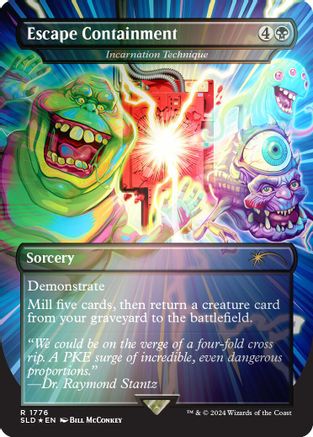Escape Containment - Incarnation Technique (Rainbow Foil) (1776) [Secret Lair Drop Series]  Foil