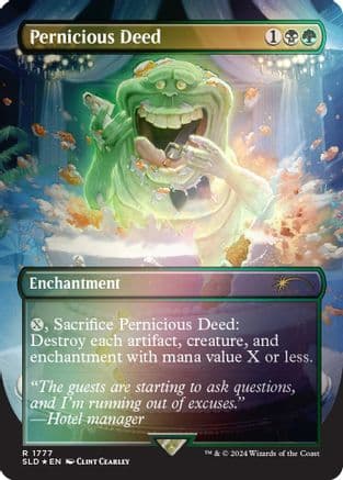Pernicious Deed (Rainbow Foil) (1777) [Secret Lair Drop Series]  Foil