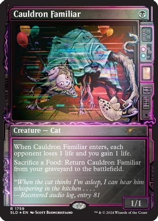 Cauldron Familiar (Rainbow Foil) (1759) [Secret Lair Drop Series]  Foil
