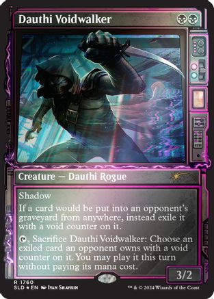Dauthi Voidwalker (Rainbow Foil) (1760) [Secret Lair Drop Series]  Foil