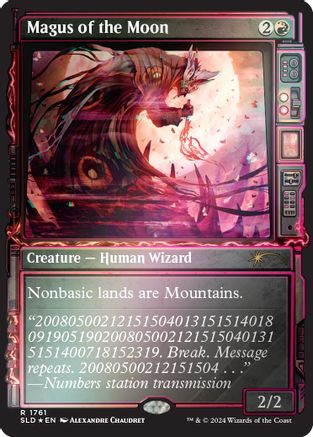 Magus of the Moon (Rainbow Foil) (1761) [Secret Lair Drop Series]  Foil