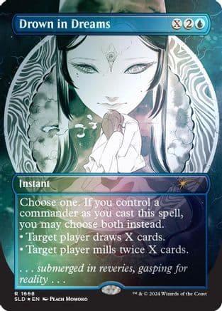 Drown in Dreams (Rainbow Foil) (1668) [Secret Lair Drop Series]  Foil