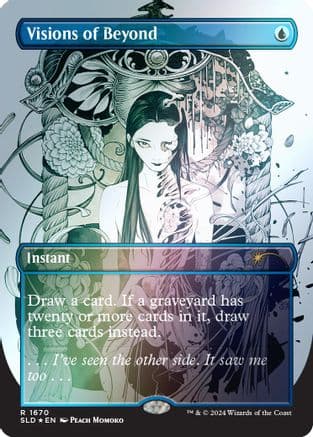 Visions of Beyond (Rainbow Foil) (1670) [Secret Lair Drop Series]  Foil