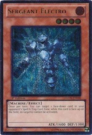 Sergeant Electro [PHSW-EN090] Ultimate Rare
