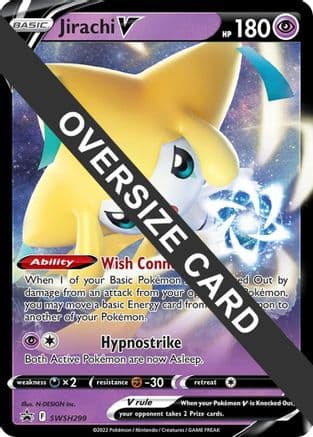 Jirachi V SWSH299- Jumbo Cards
