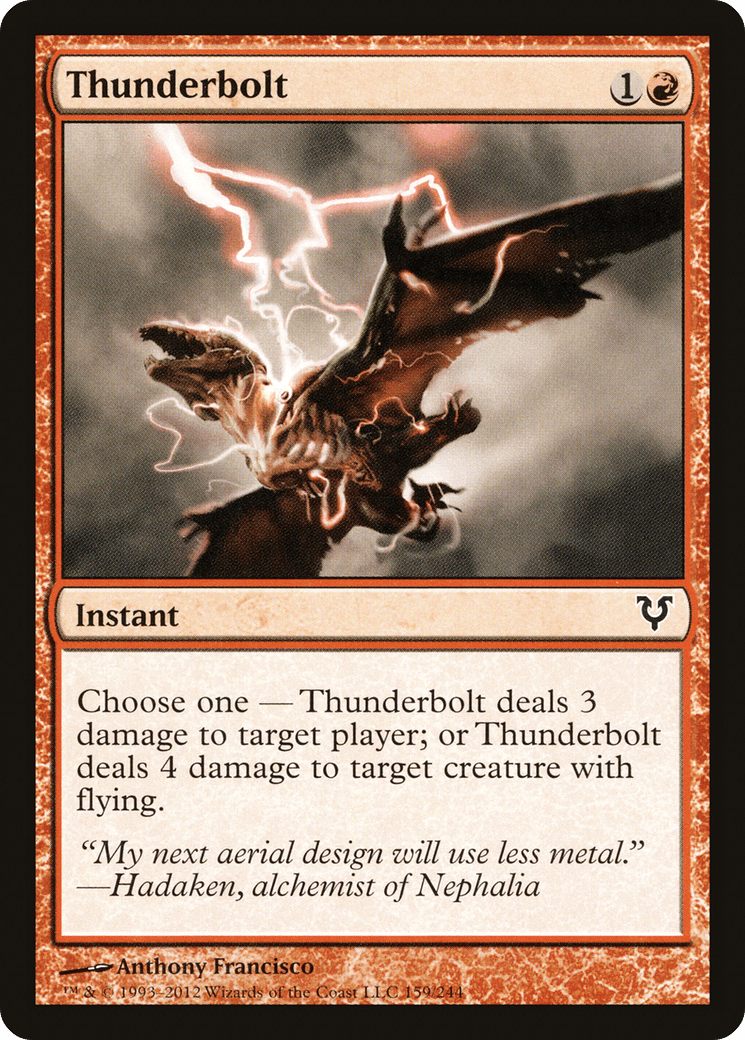 Thunderbolt [Avacyn Restored] Foil