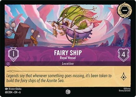 Fairy Ship - Royal Vessel (68/204) [Azurite Sea] Cold Foil