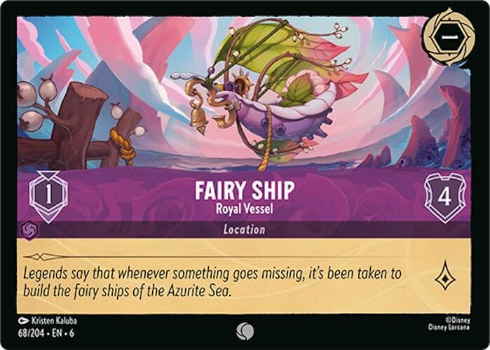 Fairy Ship - Royal Vessel (68/204) [Azurite Sea] Cold Foil