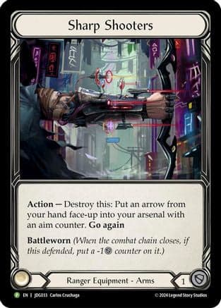 Sharp Shooters - JDG033 (JDG033) - Flesh and Blood: Promo Cards Cold Foil