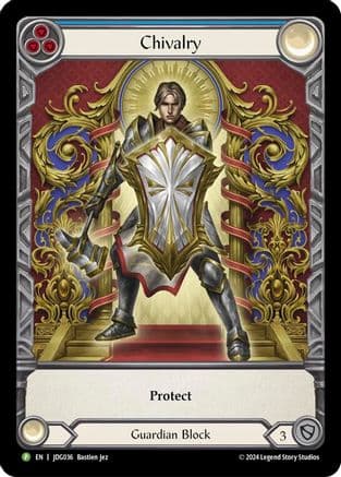 Chivalry - JDG036 (JDG036) - Flesh and Blood: Promo Cards Cold Foil