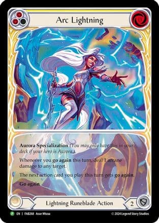 Arc Lightning (Extended Art) - FAB268 (FAB268) - Flesh and Blood: Promo Cards Rainbow Foil