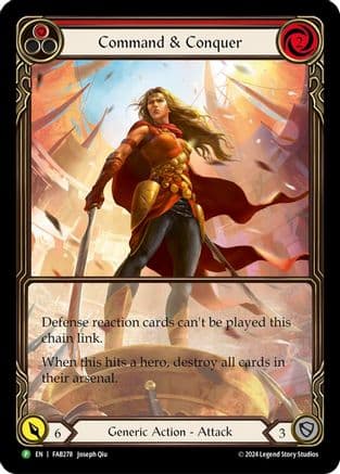 Command and Conquer (Extended Art) - FAB278 (FAB278) - Flesh and Blood: Promo Cards