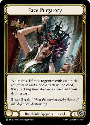 Face Purgatory (Golden) - FAB252 (FAB252) - Flesh and Blood: Promo Cards