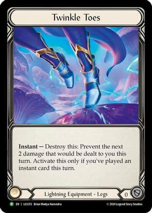 Twinkle Toes - LGS315 (LGS315) - Flesh and Blood: Promo Cards Rainbow Foil