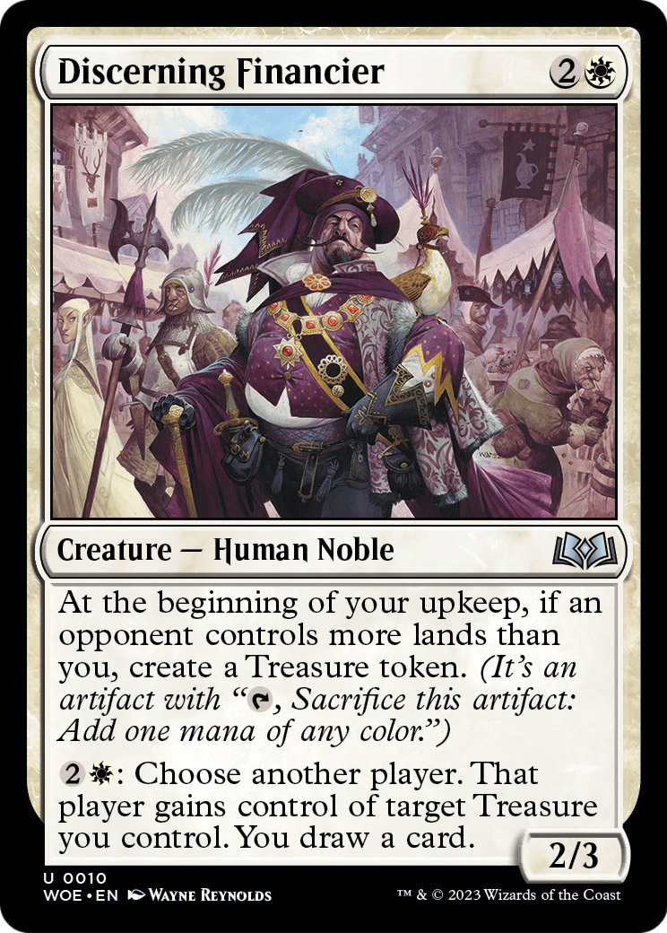 Discerning Financier [Wilds of Eldraine] Foil