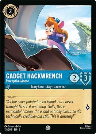 Gadget Hackwrench - Perceptive Mouse (151/204) [Azurite Sea] Cold Foil