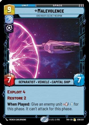 Malevolence - Grievous’s Secret Weapon |  (039/257)  [Twilight of the Republic]