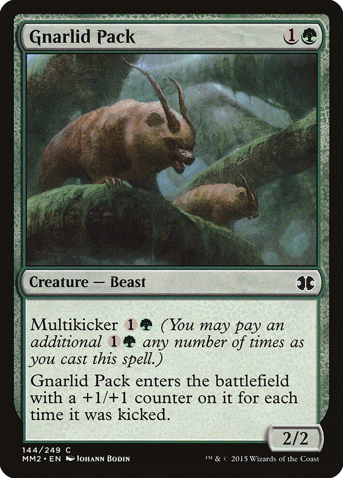 Gnarlid Pack 144/249 (Modern Masters 2015)  - Foil