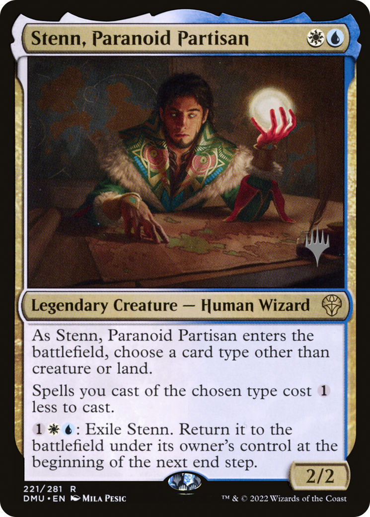 Stenn, Paranoid Partisan (Promo Pack) [Dominaria United Promos] Foil