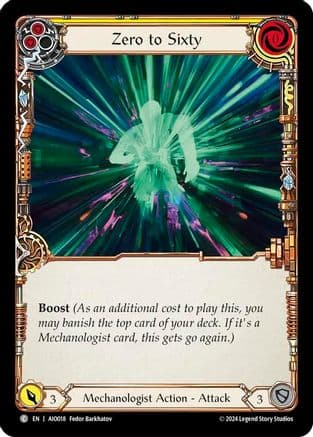 Zero to Sixty (Yellow) (AIO018) - Armory Deck: Dash