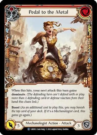 Pedal to the Metal (Red) (1HD013) - Historic Pack 1 Blitz Deck: Dash